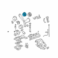 OEM 2005 Toyota Sequoia Camshaft Gear Diagram - 13051-0F010