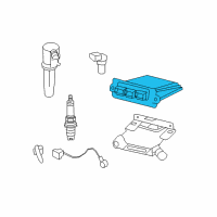 OEM Mercury Mariner ECM Diagram - 8U7Z-12A650-VARM