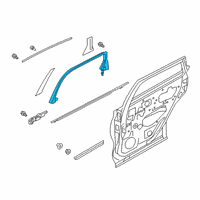 OEM 2020 Infiniti QX50 Cover-Sash Inner, RH Diagram - 822D4-5NA5A