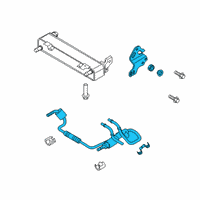 OEM Ford Explorer Cooler Pipe Diagram - L1MZ-7R081-E