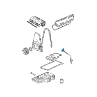 OEM 1999 Pontiac Firebird Dipstick Diagram - 12551581