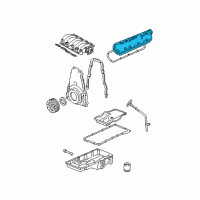 OEM Pontiac Firebird Cover Asm-Valve Rocker Arm (W/Fasteners) Diagram - 12559603