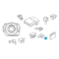 OEM 2018 BMW i3s Sensor, B-Pillar Diagram - 65-77-9-196-100