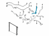 OEM 2021 BMW X6 HOSE ELECTRIC COOLANT PUMP Diagram - 17-12-9-894-784