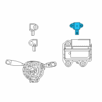 OEM 2021 Jeep Cherokee Sensor-Pressure Diagram - 56038976AA