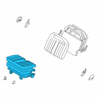 OEM Toyota 4Runner Cushion Assembly Diagram - 71460-35590-B3