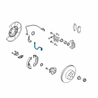 OEM Infiniti G25 Hose Assembly-Brake, Rear Diagram - 46211-EG03C