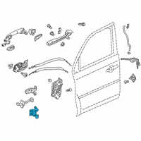 OEM 2019 Honda Odyssey Hinge, Left Front Door (Lower) Diagram - 67460-TG7-A01ZZ