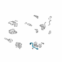 OEM Honda Switch, Steering Diagram - 35130-SJC-A01