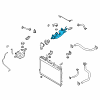 OEM 2008 Hyundai Santa Fe Housing Assembly-THERMOSTAT Diagram - 25620-3C100