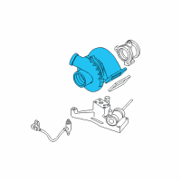 OEM Ford E-250 Econoline Turbocharger Diagram - F4TZ-6VK682-CARM