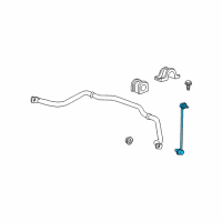 OEM 2015 Chevrolet Traverse Stabilizer Link Diagram - 20905104