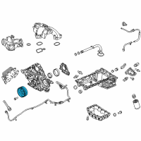 OEM 2020 Ford F-350 Super Duty Vibration Damper Diagram - LC3Z-6312-C