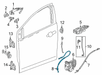 OEM Chevrolet Bolt EUV Control Cable Diagram - 42601928