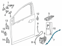 OEM Chevrolet Bolt EUV Control Cable Diagram - 42730675