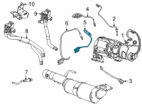 OEM 2021 Chevrolet Tahoe Lower Nox Sensor Diagram - 12686785