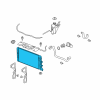 OEM Chevrolet Impala Radiator Diagram - 15140592