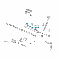 OEM 1994 Honda Civic del Sol Pipe B, Cylinder Diagram - 53671-ST7-A50