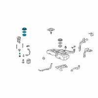 OEM 2011 Honda Accord Regulator Set, Pressure Diagram - 17052-TA6-A00