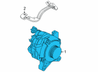 OEM 2011 Ford E-250 Alternator Diagram - 9C2Z-10346-B