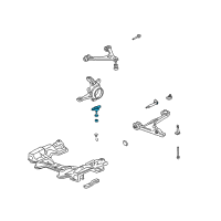 OEM 2006 Honda S2000 Joint Assembly, Front Ball (Lower) Diagram - 51230-S2A-000