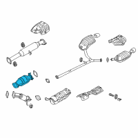 OEM 2015 Kia Optima Catalytic Converter Assembly Diagram - 289502G420