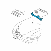 OEM 2000 Toyota Camry Front Transmission Diagram - 85150-AA010