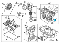 OEM 2021 Kia Sorento Gasket-Throttle Body Diagram - 284112S000