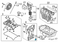 OEM 2021 Kia Sorento Seal-Oil Timing Gear Diagram - 213212S000