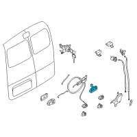 OEM 2013 Nissan NV200 Exterior Door Handle Diagram - 90606-3LM0D