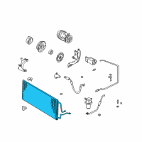 OEM 2003 Chevrolet Monte Carlo Condenser Diagram - 52479857