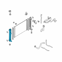 OEM Infiniti M37 Tank-Rad RH, W/OIL Cooler Diagram - 21463-1MA0A