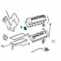 OEM 1998 Ford E-350 Econoline Club Wagon Pulley Diagram - XL1Z-6312-DA