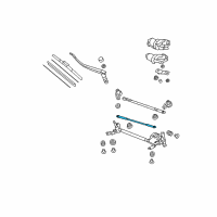 OEM Honda Accord Rod Unit A Diagram - 76540-TE0-004