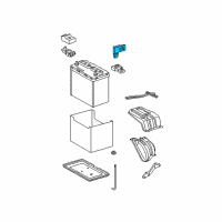 OEM Lexus Sensor Assy, Battery Current(For Active Stabilizer) Diagram - 28850-28040