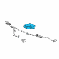 OEM 2017 Cadillac ATS Module Diagram - 23185505