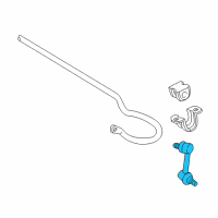 OEM 2005 Lexus SC430 Link Assy, Rear Stabilizer, LH Diagram - 48840-50010