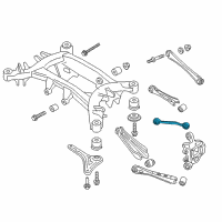 OEM 2016 BMW X3 Guiding Suspension Link W Rubber Mount Diagram - 33-30-6-786-991