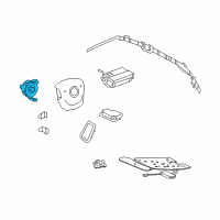 OEM 2011 Cadillac CTS Clock Spring Diagram - 23248442