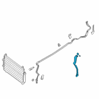 OEM 2017 Infiniti QX60 Pipe Assy-Rear Cooler Diagram - 92462-3JA0B