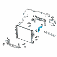 OEM Buick LaCrosse Upper Hose Diagram - 26220354