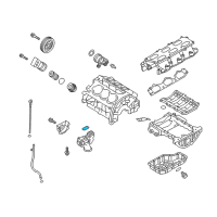 OEM 2012 Hyundai Genesis Coupe Ring-O Oil Pump Diagram - 21331-3C300