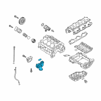 OEM 2013 Hyundai Genesis Coupe Pump Assembly-Oil Diagram - 21310-3CBA0