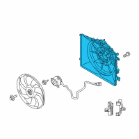 OEM 2016 Kia K900 SHROUD-Radiator Diagram - 253503T280