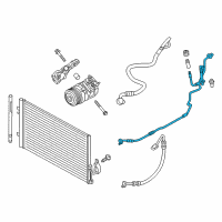 OEM 2018 BMW X4 Pressure Pipe, Condenser-Expansion Valve Diagram - 64-53-9-382-717