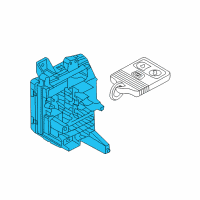 OEM 1999 Ford Explorer Receiver Diagram - F87Z-15604-AA