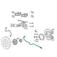 OEM Dodge Durango Sensor-Wheel Speed Diagram - 5154230AF
