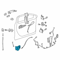 OEM 2021 Chevrolet Equinox Lock Diagram - 13528349