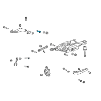 OEM Chevrolet Camaro Bolt, Rear Suspension Upper Control Arm Diagram - 92138935