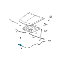 OEM 2005 Cadillac STS Lock Diagram - 25778967